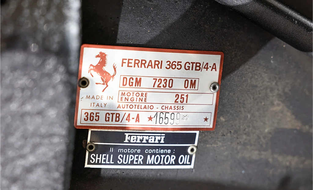 1973 Ferrari 365 GTB/4 Daytona